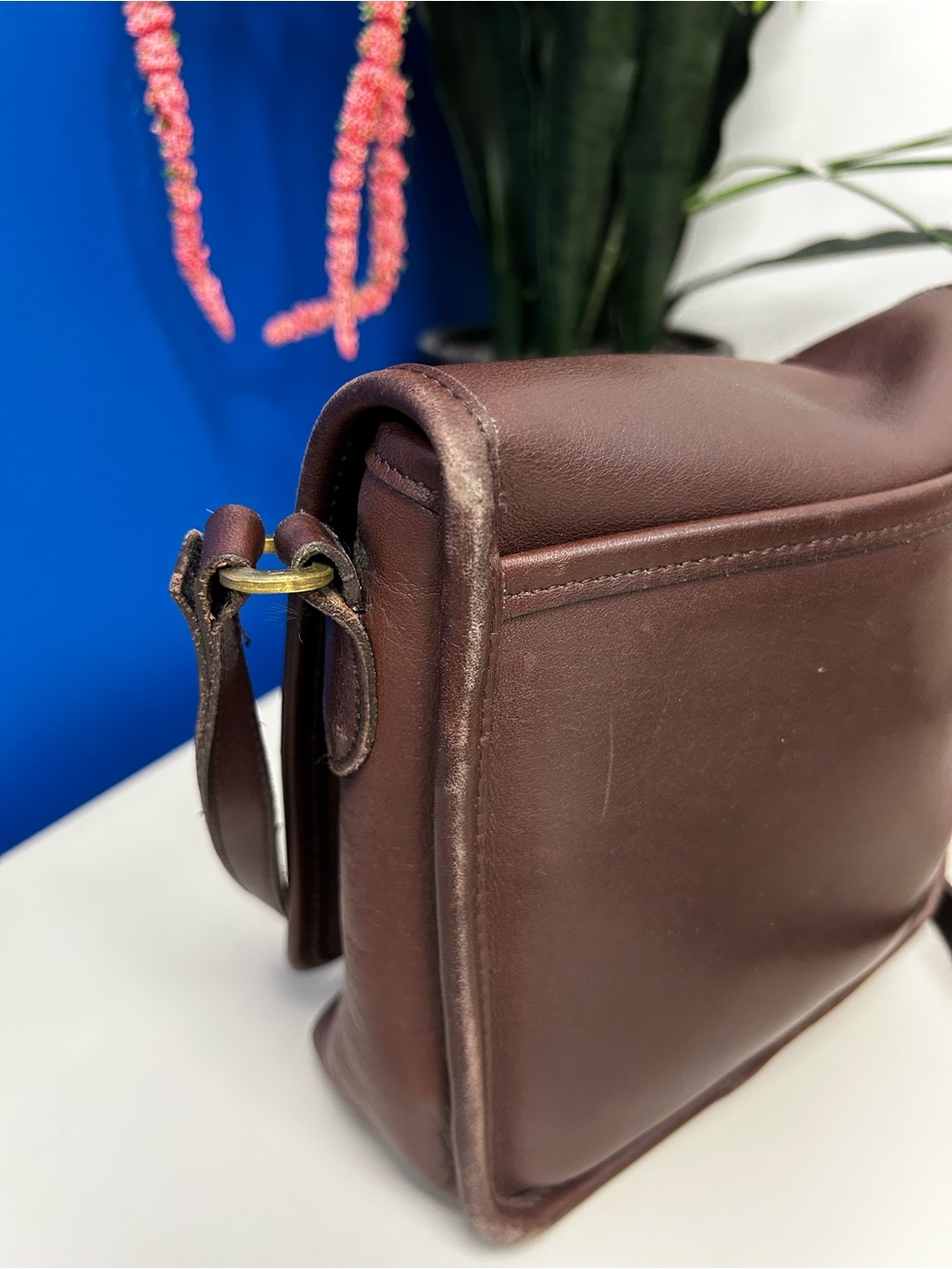 9076 VTG COACH Companion bag - British Tan USA Made - Picture 6 of 7